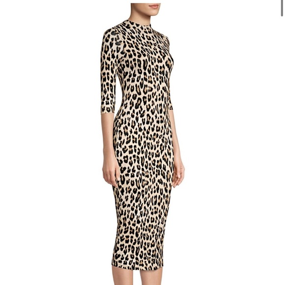 Alice + Olivia Dresses & Skirts - ✨FINAL SALE✨ Alice + Olivia Delora Leopard Bodycon Dress